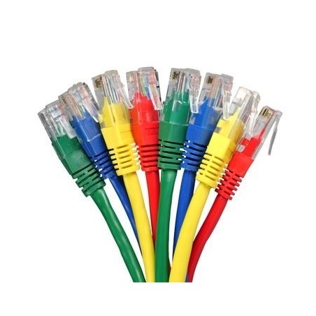 Netværkskabler i længder 1 til 100 meter i forskellige farver