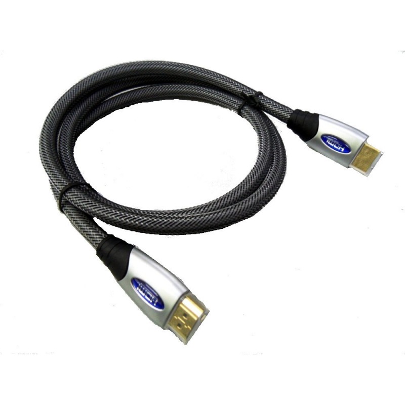 Tilsætningsstof strække Disse HDMI 1.4 han han - kabel - 4K opløsning - Ethernet - Sort - 15 meter