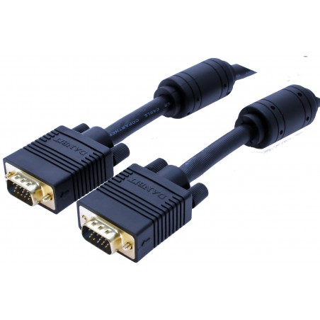 VGA Cable 5m – DB15HD Male/Male | UL Approved Industrial Cable