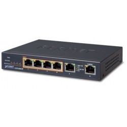 POE 6 ports switch 4 x 10/100/1000Mbit  Gbit RJ45 + 2 uplink