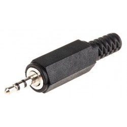 Jack hanstik 2,5mm stereo til kabel montering