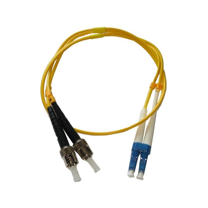50m LC/ST single mode omformer fiberkabel, LSZH, duplex - DANBIT