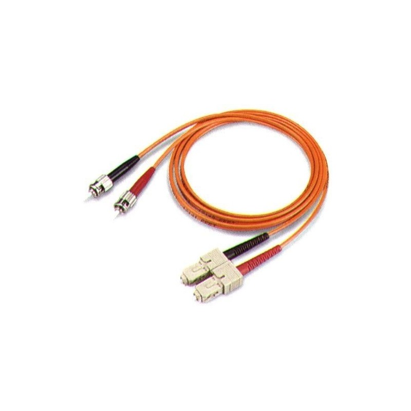 100m ST/SC multi mode omformer fiberkabel, LSZH, duplex - DANBIT