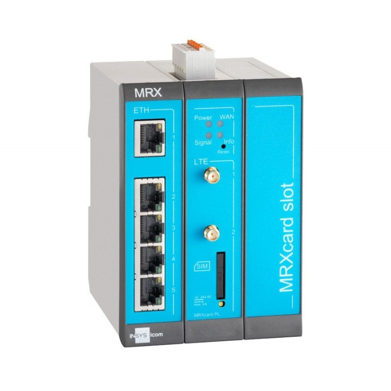 INSYS MRX3LTE Router Salg - 3 Slots, LTE, Linux Support