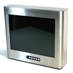 15 Industrial Touch Screen - IP65 Stainless Steel Display