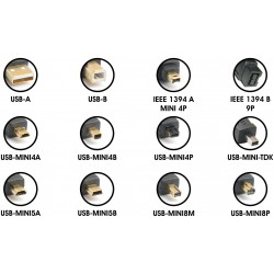 USB cables in all shapes