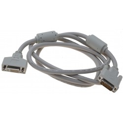 DVI kabel. Analogt (-|1), DVI han – DVI hun, 28 AWG, grå, 5 mforDVI...