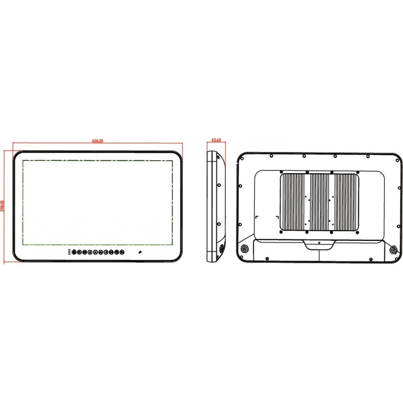 24" Medico godkendt Panel PC 4th Gen. I5 (1.6GHz)/I7 (2.2GHz) processor - DANBIT