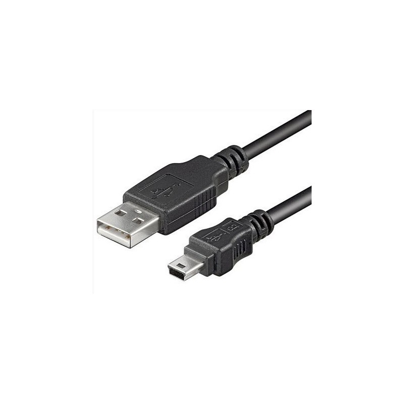 Mini USB kabel, USB 2.0 mini  han A  til USB 2.0 mini han type b, 5 pin