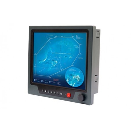 19" Marine Skærm bygget til brug i sollys (1000 nits) - IP65 - DANBIT A/S.