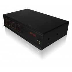 EAL4+ godkendt 4 ports KVM omskifter DVI/VGA, EAL2+ EAL4+ certificeret Tempest level I Level A certificeret