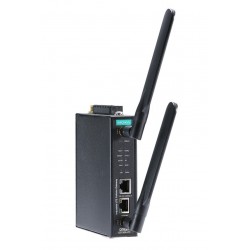 MOXA OnCell G3150A-LTE er en 1 port industriel LTE Gateway med RS232 / RS422 / RS485 bus