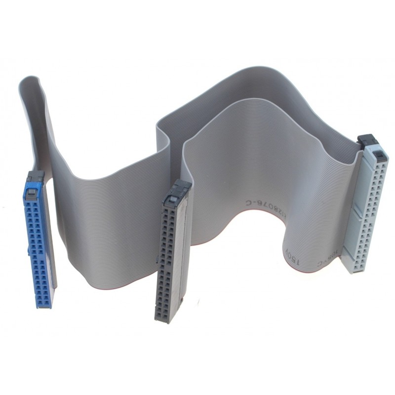 Internt 3,5" IDE Ultra ATA66 HDD-kabel, 40-benet, 80 ledere, 45 cm