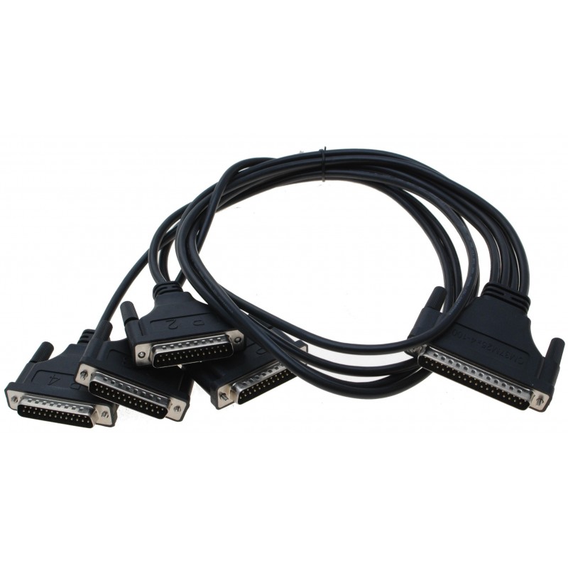 MOXA cable CBL-M37M25x4-30, Blækspruttekabel med 4 x DB25,