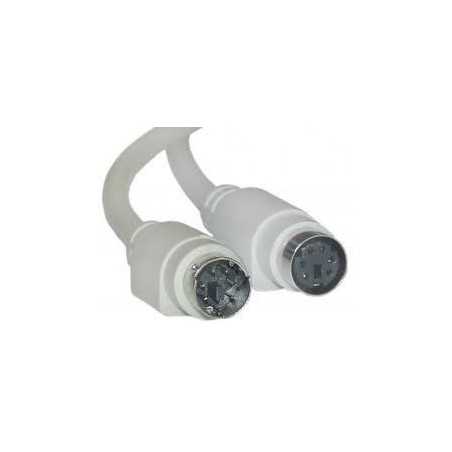 PS2 tastatur og muse forlængerkabel med mini DIN6 hanstik og mini D...