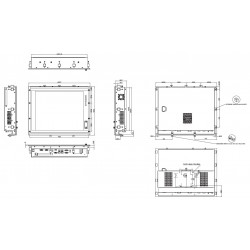 19" SXGA TFT panel PC med Core i3/5/7 CPU, 3.5" eller 2.5" HDD, op til 32GB RAM