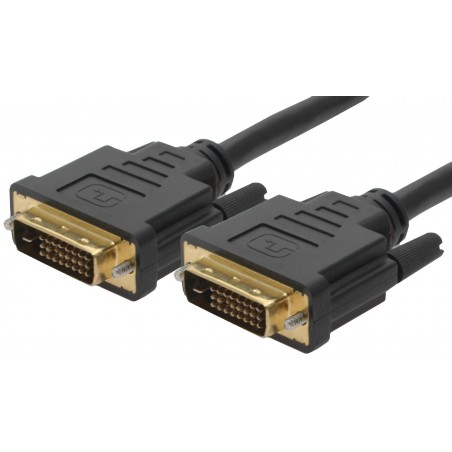 DVI kabel. Analogt, DVI-I han – DVI-I han,28 AWG, 5 meter