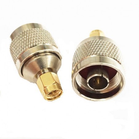 SMA han til N-type han RF coax adapter