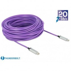 Optisk Thunderbolt datakabel 10 Gbit han-han, AWG 36, 30mforThunder...