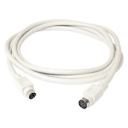 PS/2 kabel forlænger 80 meter han hun, DIn 6 mini forlænger kabel