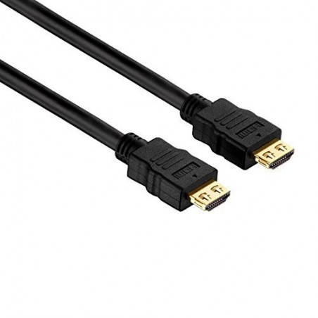 HDMI 2.0 4K High Speed ​​Ethernet cable with lock, PureInstall, black, 15m