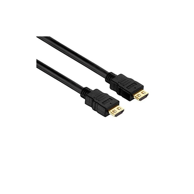 HDMI 2.0, 4K High speed Ethernet kabel med lås, PureInstall, sort, 10m