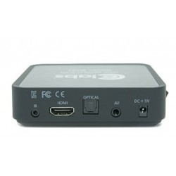 HD medieplayer med  4 kontakt indgange til aktivering af afspilning, til SD kort