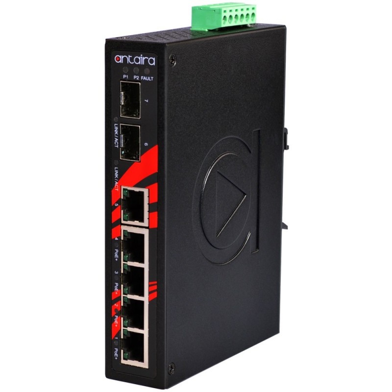 Antaira LNP-0702G-SFP - 5 ports Industriel 10/100/1000Mbit switch - DANBIT