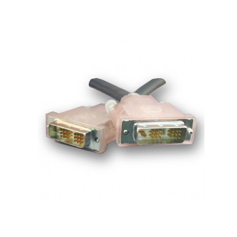 SLAC DVI kabel, DVI-D han til DVI-D han, Single Link. Til lange kabeltræk, sort, 30m