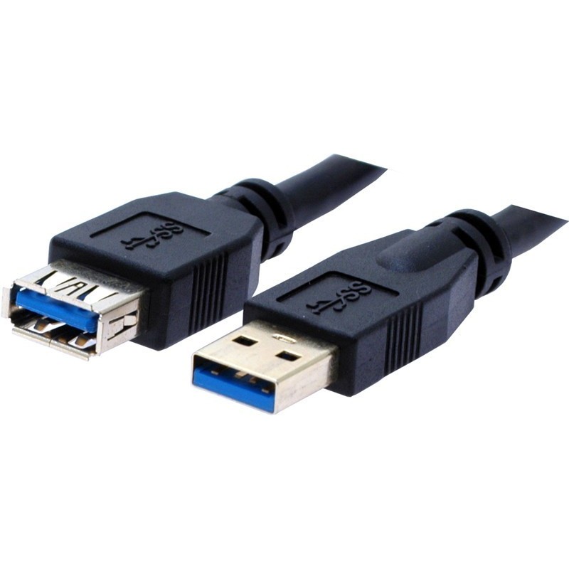 USB 3.0 forlængerkabel, A han – A hun, AWG28, 30m