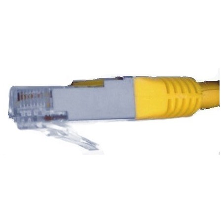 Cat. 6 netværkskabel, RJ45, UTP - uskærmet og med krydsede ledere, AWG24, gul, 10m