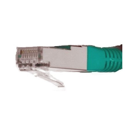 Cat. 6 netværkskabel, RJ45, UTP - uskærmet og med krydsede ledere, AWG24, grøn, 0,5m