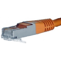Cat. 6 netværkskabel, RJ45, UTP - uskærmet og med krydsede ledere, AWG24, orange, 5,0m